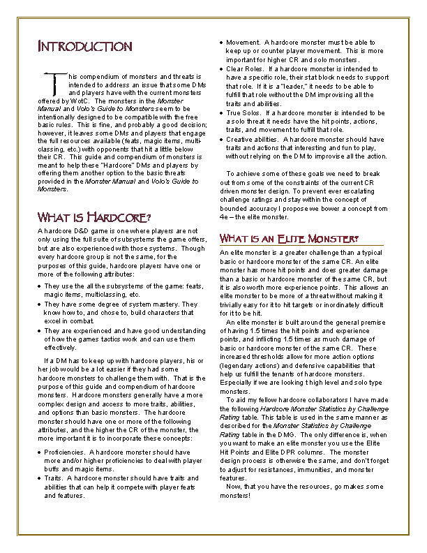 5e Hardcore (AD&D) Monsters & Templates Morrus’ Dungeons & Dragons