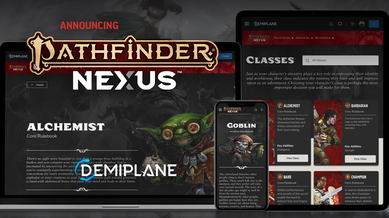 Pathfinder 2E Pathfinder Nexus is the Official Toolset for PF2E