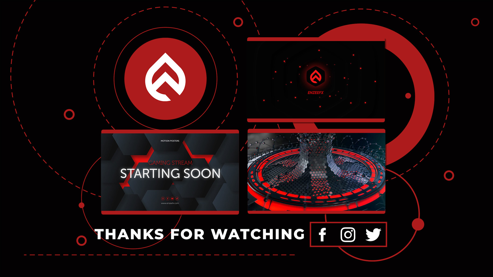 Best 10 YouTube Endscreen/Outro Template for Premiere Pro CC EnzeeFX