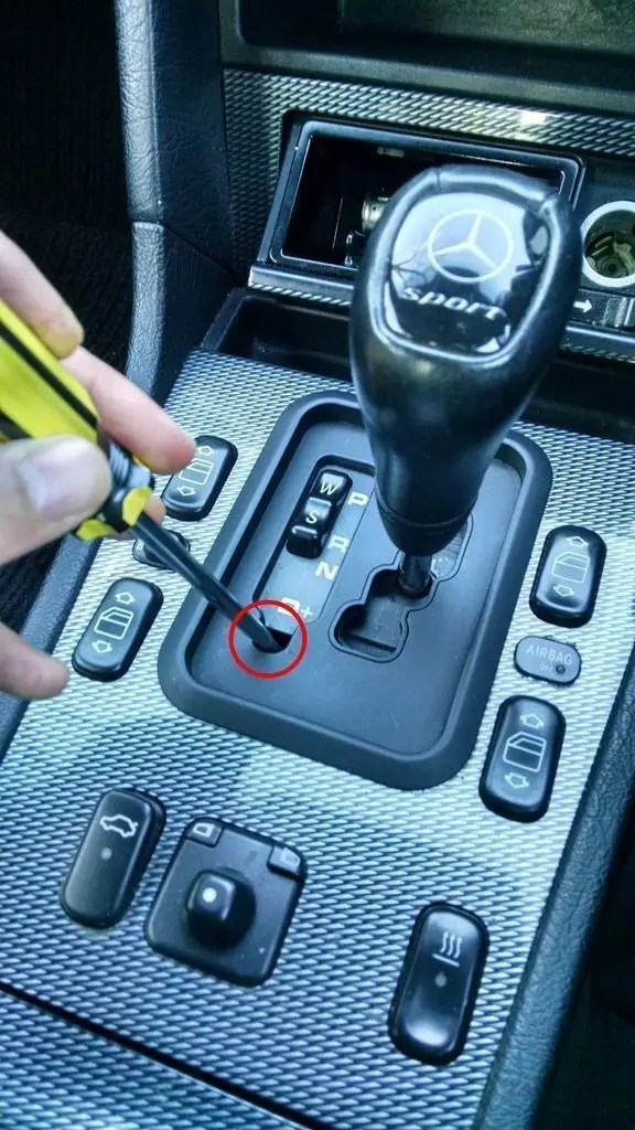 Fix Mercedes Benz Gear Shift Stuck in Park (Mercedes Shift Lock Release