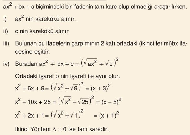 Polinomlar konu anlatımı çözümlü sorular ders notu 10. sınıf