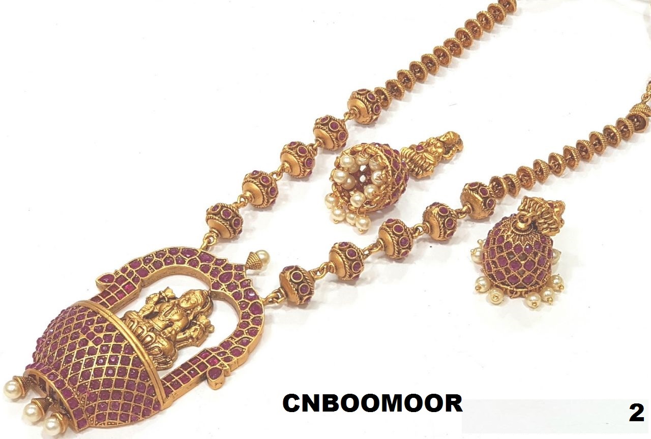 temple jewellery gold necklace artificial temple jewellery