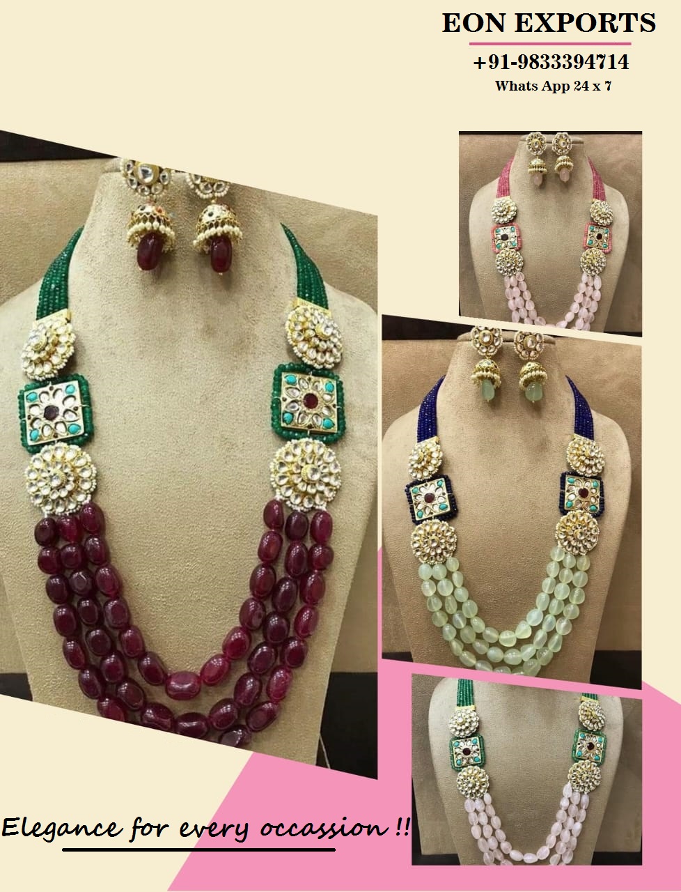 Indian Kundan Bollywood Jewelry Manufacturers, Suppliers