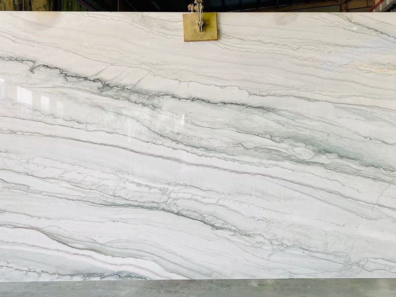 Infinity White Quartzite Kitchen Countertops Slabs Tiles Price Eonyx