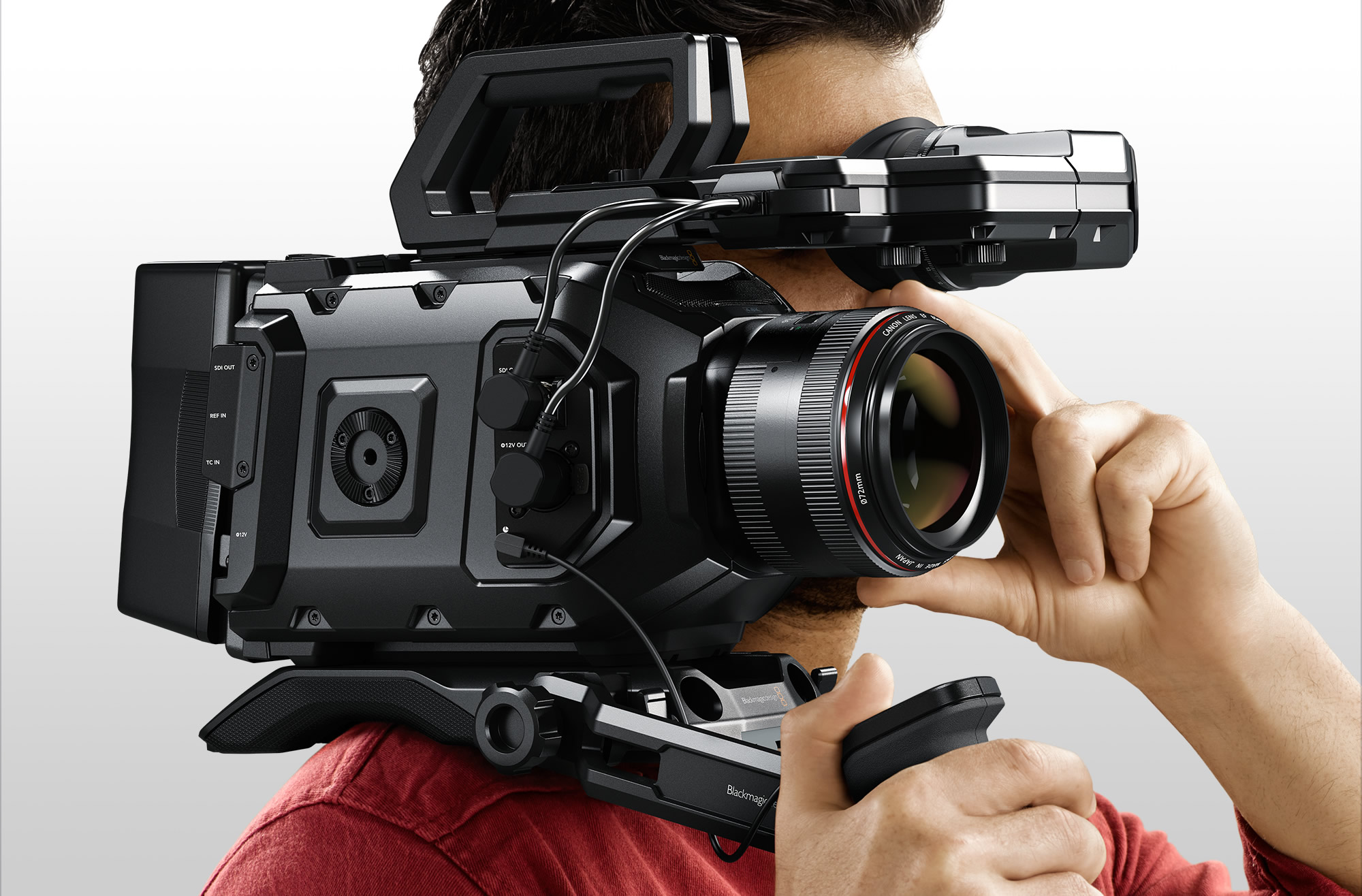 UPDATED Blackmagic URSA Mini looks ergonomic! 15 stop dynamic range, 4