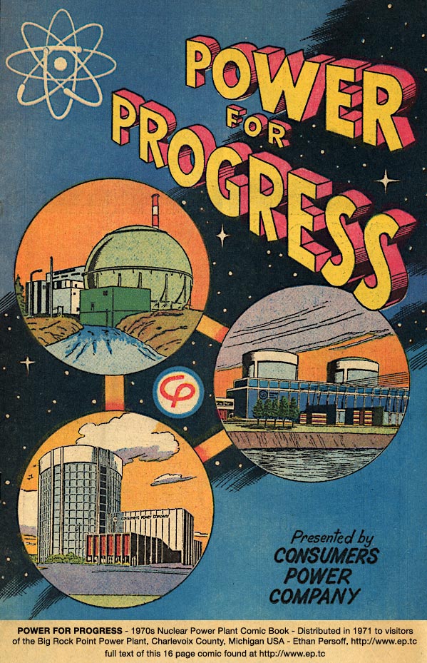 POWER FOR PROGRESS 1971 Nuclear Power Plant Comic Book