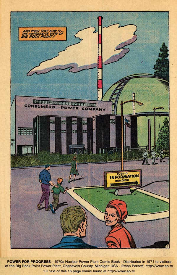 POWER FOR PROGRESS 1971 Nuclear Power Plant Comic Book