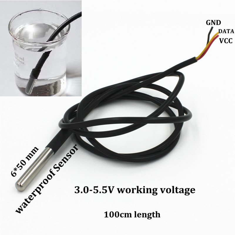 DS18B20 Waterproof Temperature Sensor Price in Pakistan ePal.pk