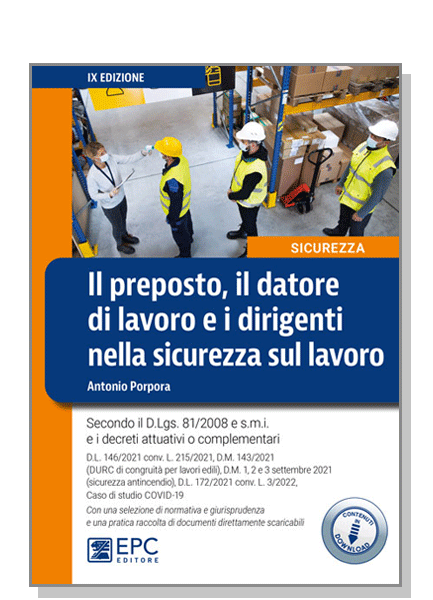 Libro - Il Preposto, Il Datore Di Lavoro E I Dirigenti Nella Sicurezza Sul Lavoro - 9 Ed. | Epc Editore 600_x_433_png