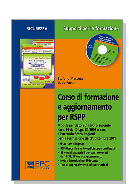 Libro - Corso Di Formazione E Aggiornamento Per Rspp | Epc Editore 600_x_433_png