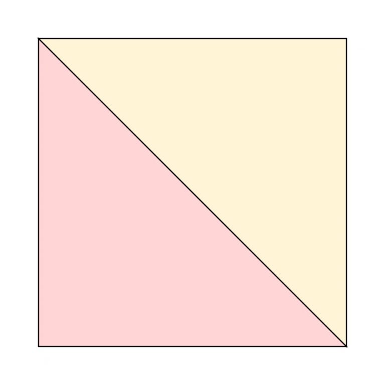 making halfsquare triangle units with diagonal lines