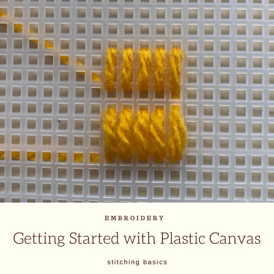 Getting Started Embroidering with Plastic Canvas Epida Studio