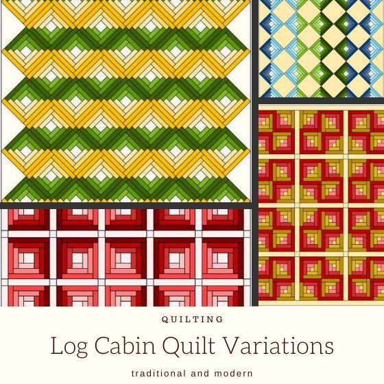 Log Cabin Quilt Layout Variations Epida Studio