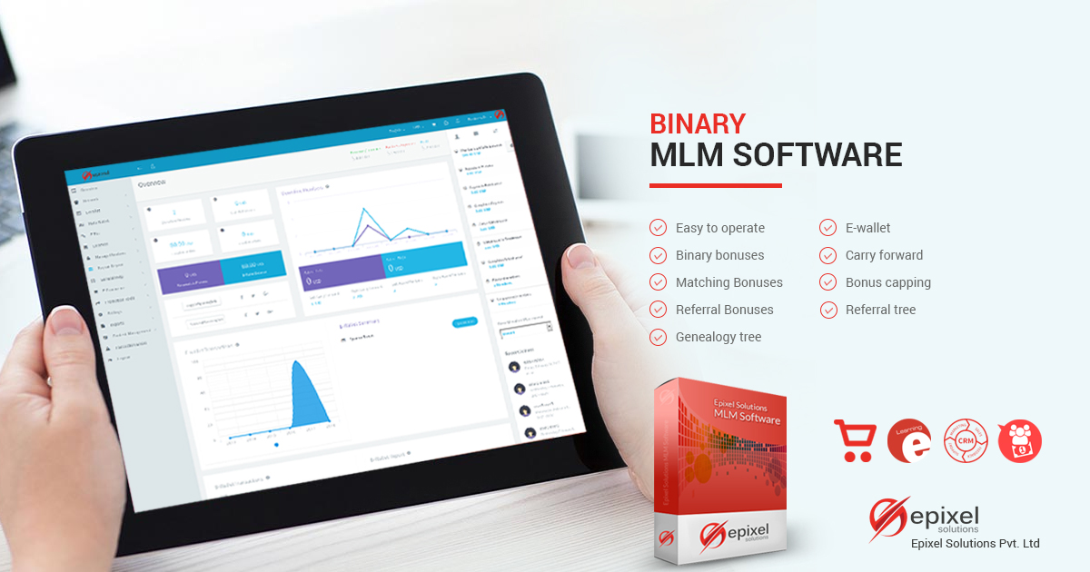 Epixel® Binary MLM Software Free Demo Binary Compensation Plan