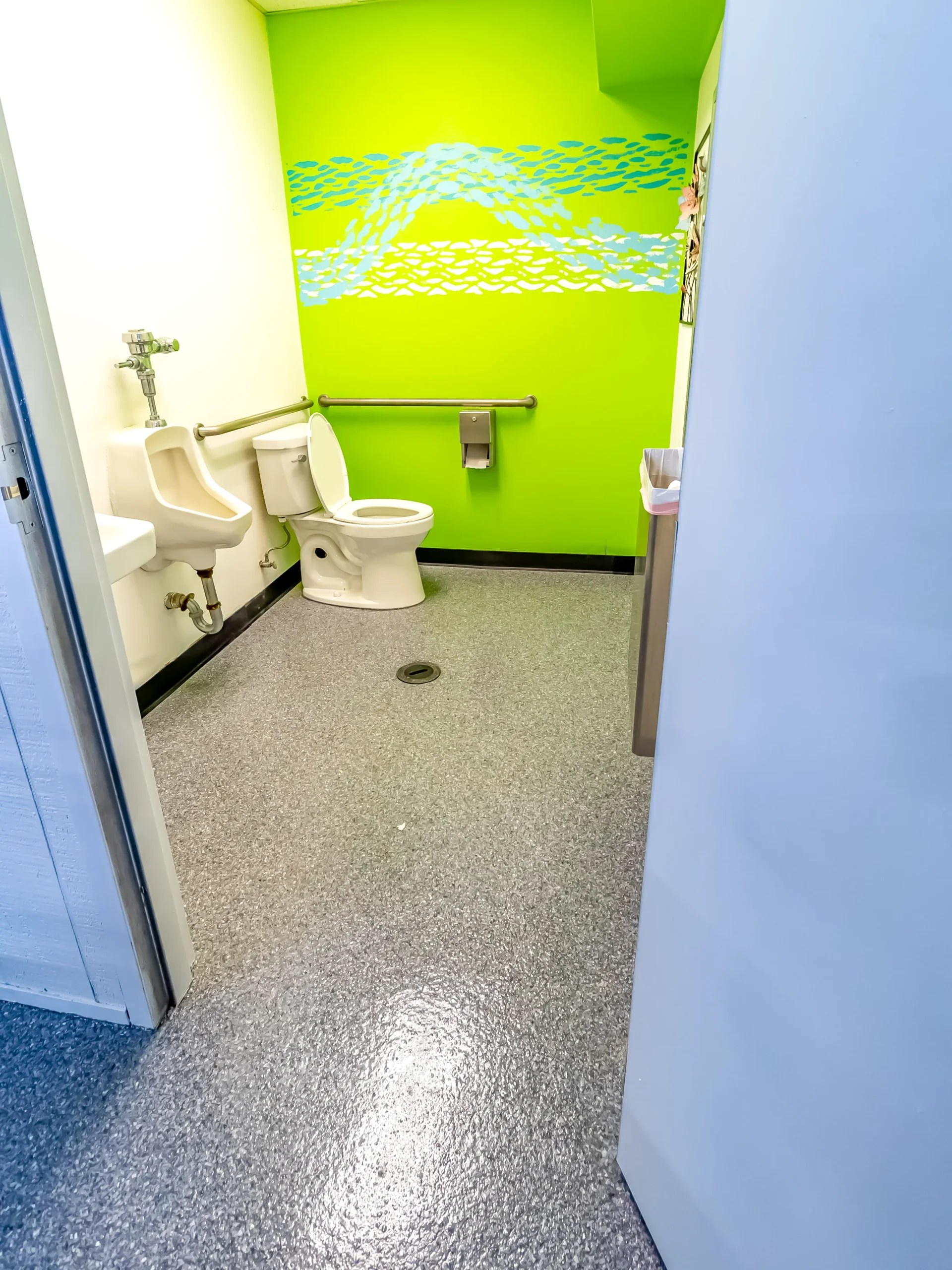 BriteWay Laundromat in Hazleton PA (Basalt Flake) Epoxy Floor Experts