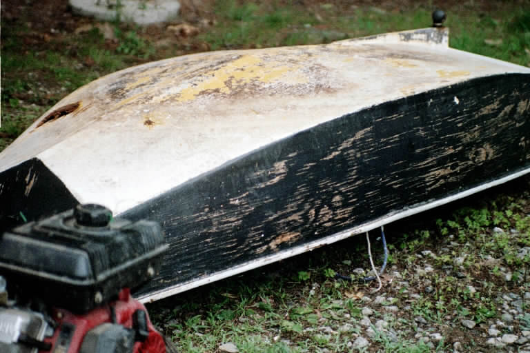 Marine Epoxy Resin Restoration of Dinghy