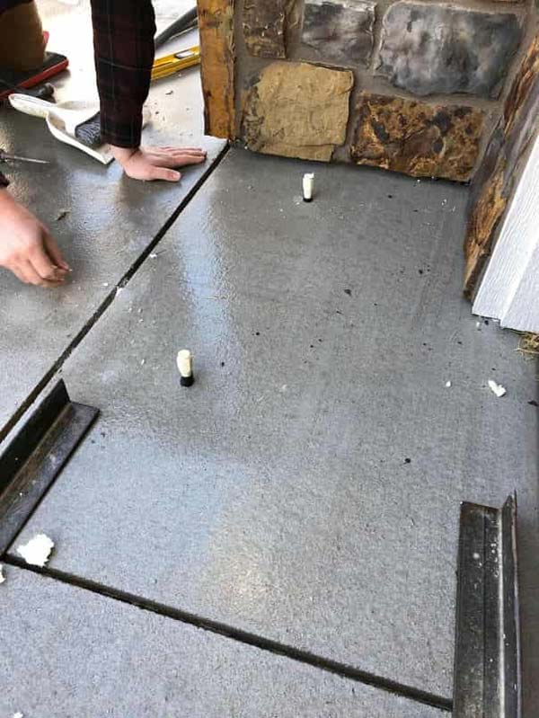 An Easy Way To Fix Sinking Concrete