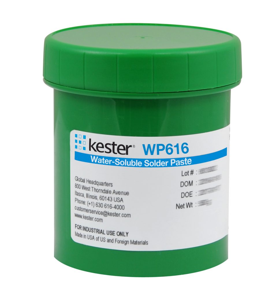 Solder paste serves nitrogen and air reflow applications Electronic