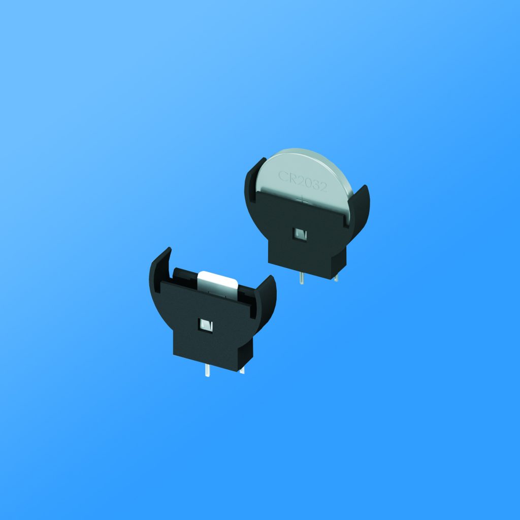Slimline, 20mm coin cell holder is toploading Electronic Products