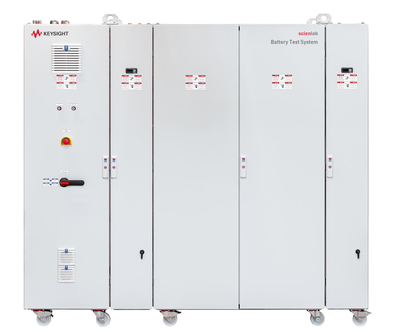 Battery pack test system delivers greater power in less space