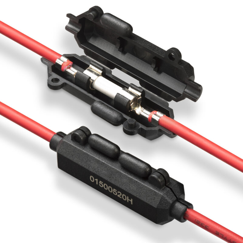 Inline fuse holder eases installation, saves board space Electronic