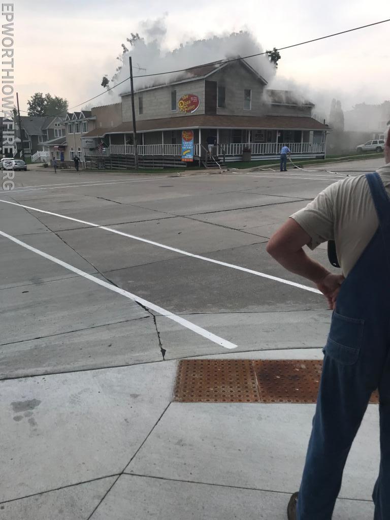 Epworth Fire responds to Downtown Structure Fire Epworth Fire Department