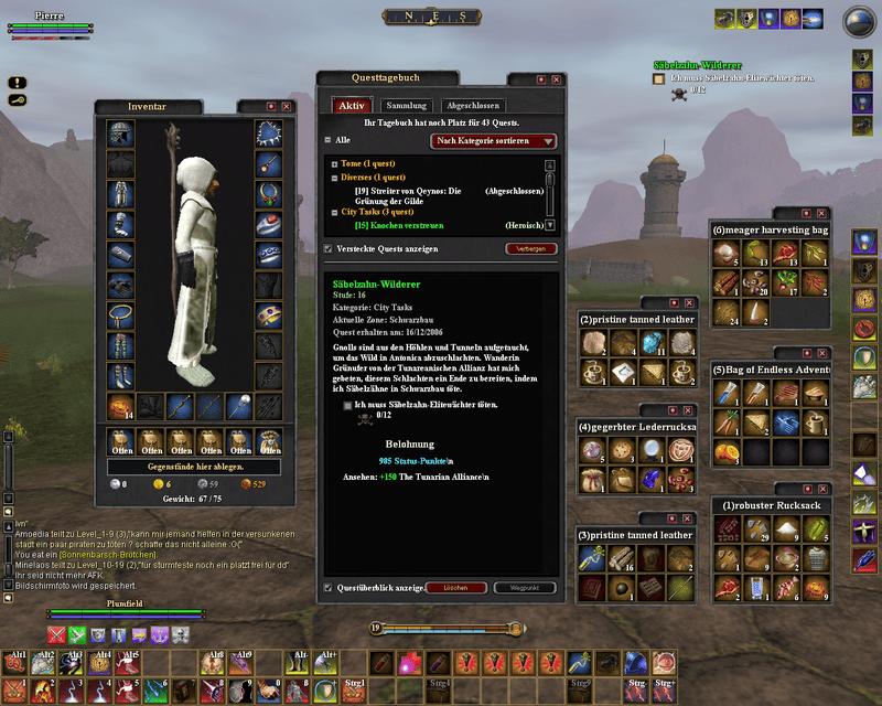 EQ2Interface Passa's Stone UI Skins (Skins the entire default UI