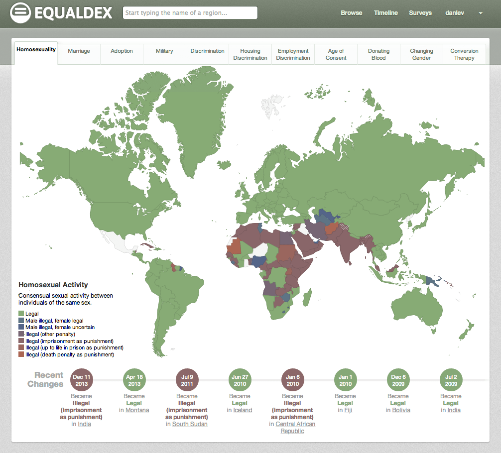 LGBT Rights by Country & Travel Guide Equaldex