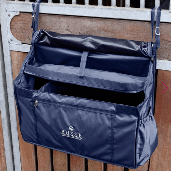 Hanging Grooming Box, Bound Silver, Rope Silver, EQ Logo Equine Quality