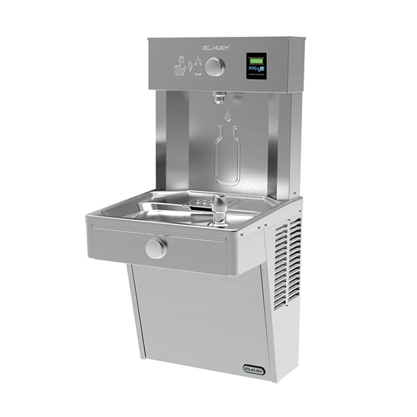 ELKAY VANDAL RESISTANT WATER COOLER AND EZH2O BOTTLE FILLING STATION
