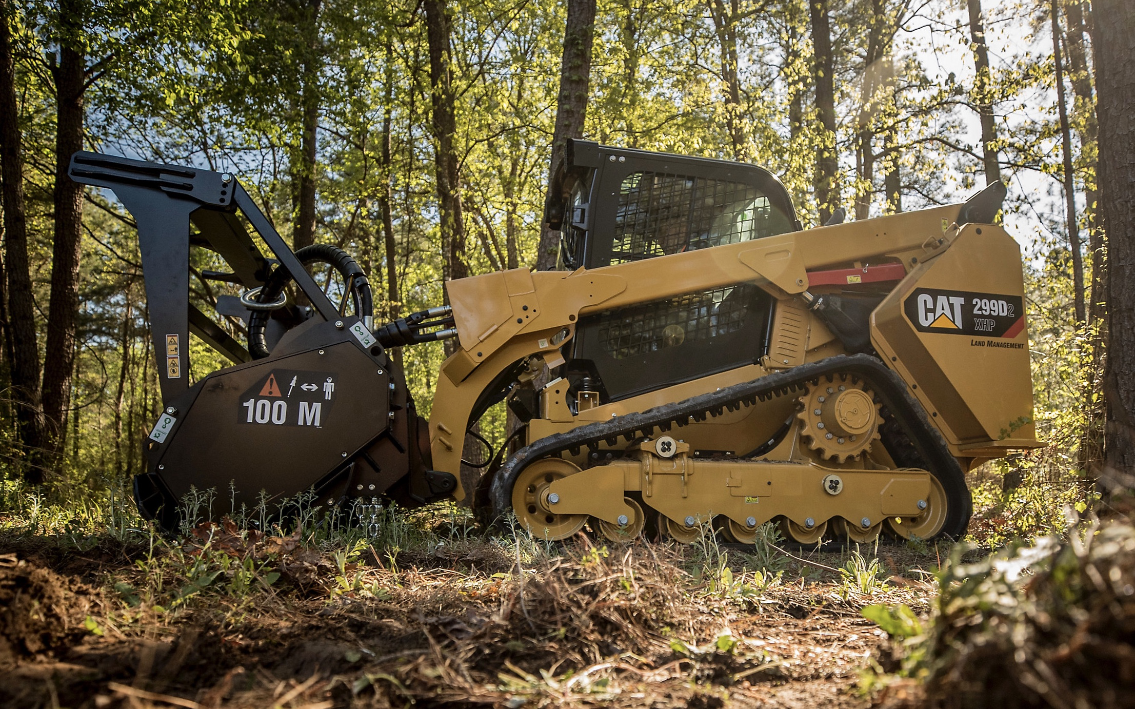 Cat's new 299D2 XHP Land Management CTL is built for the brush