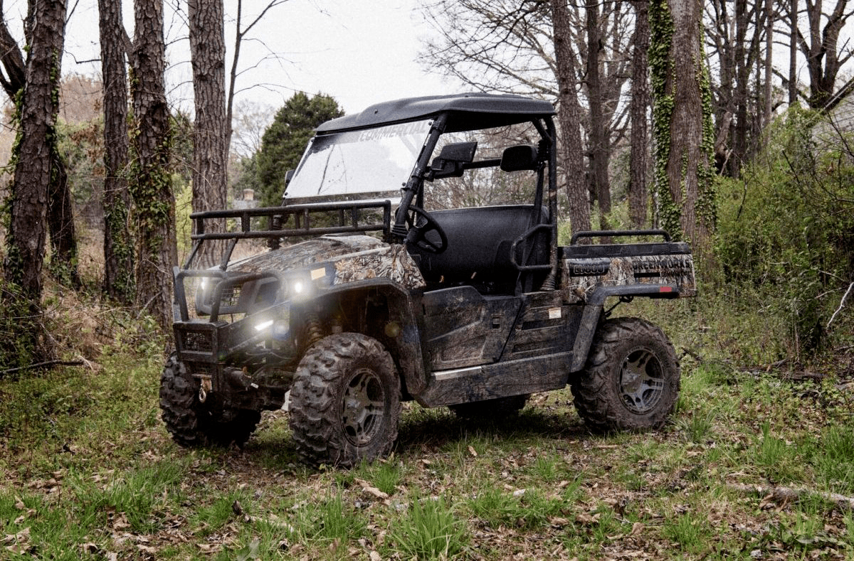 Greenworks’ first UTV, the batterypowered CU 800, can tow up to 1,500