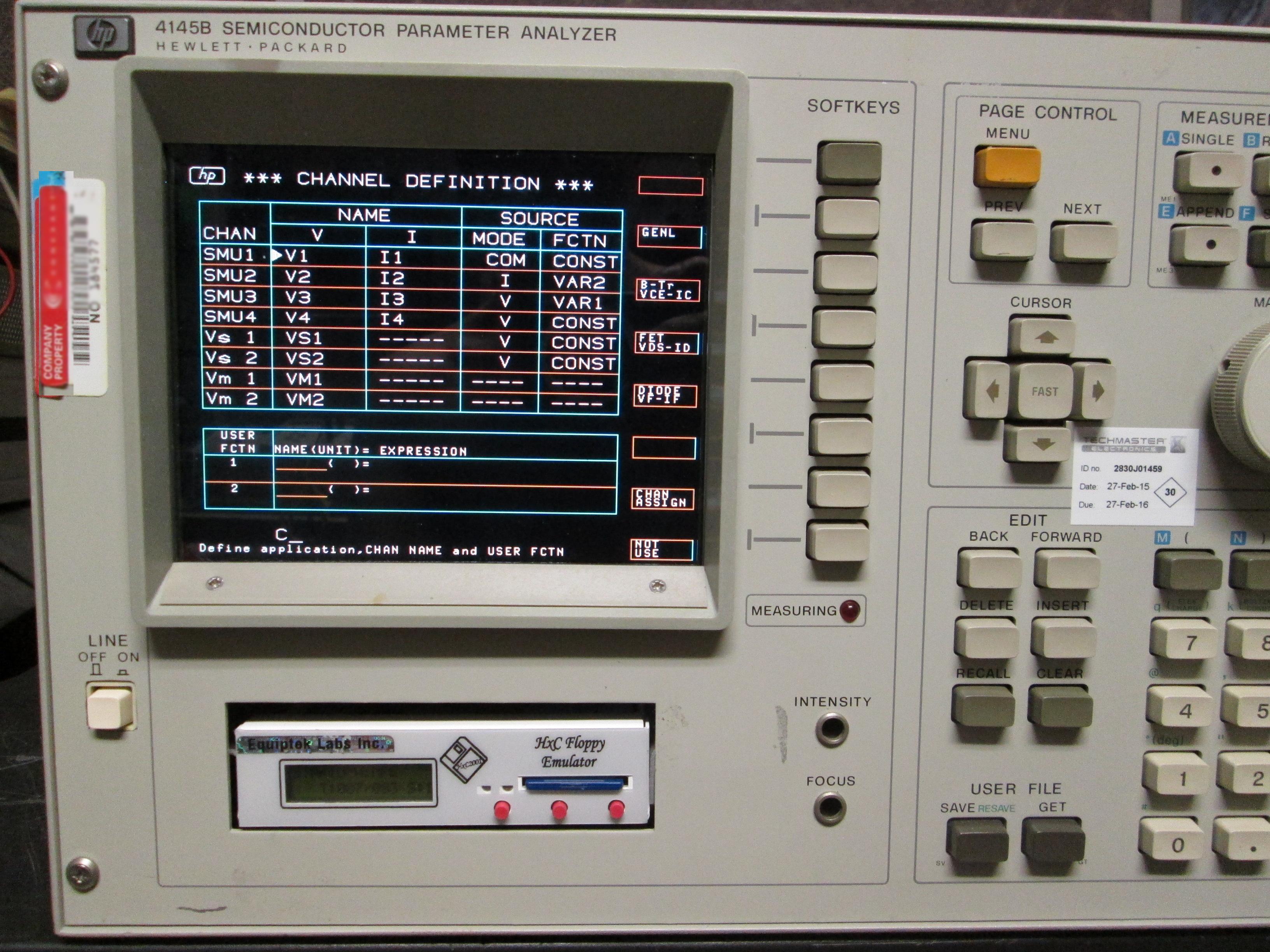 HP4155A, HP4156A, Agilent 4155C, 4156B, HP4155B SERVICE & CALIBRATION