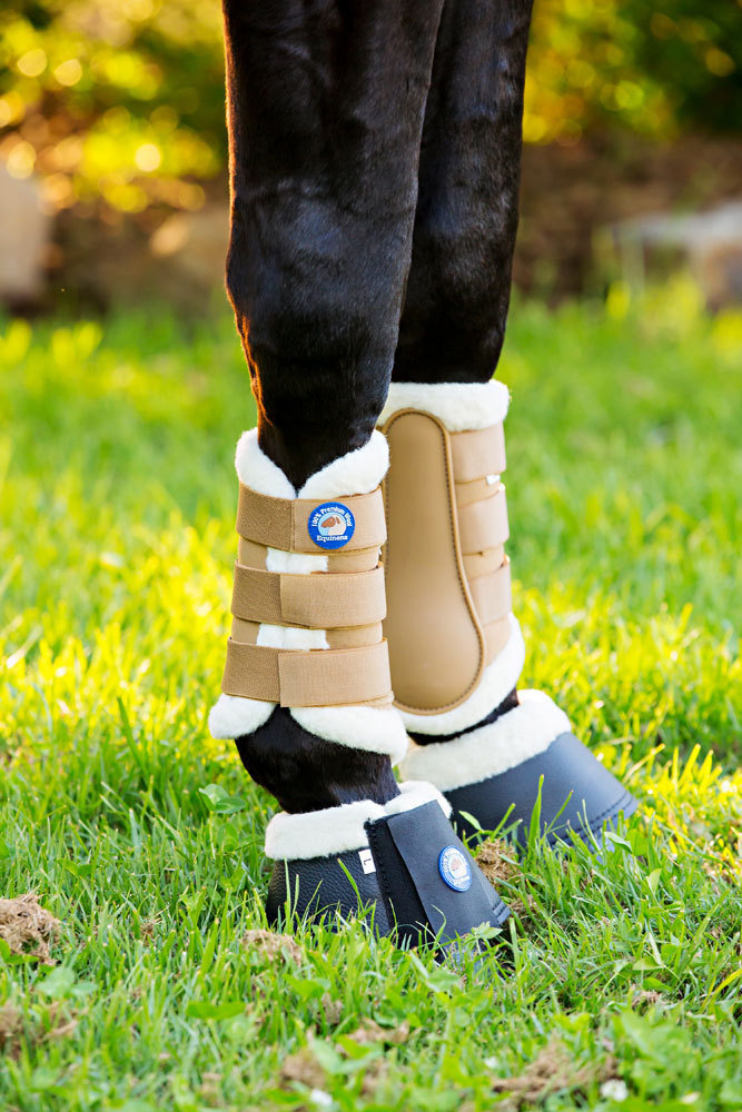 EquineNZ Wool Lined Brushing Boots