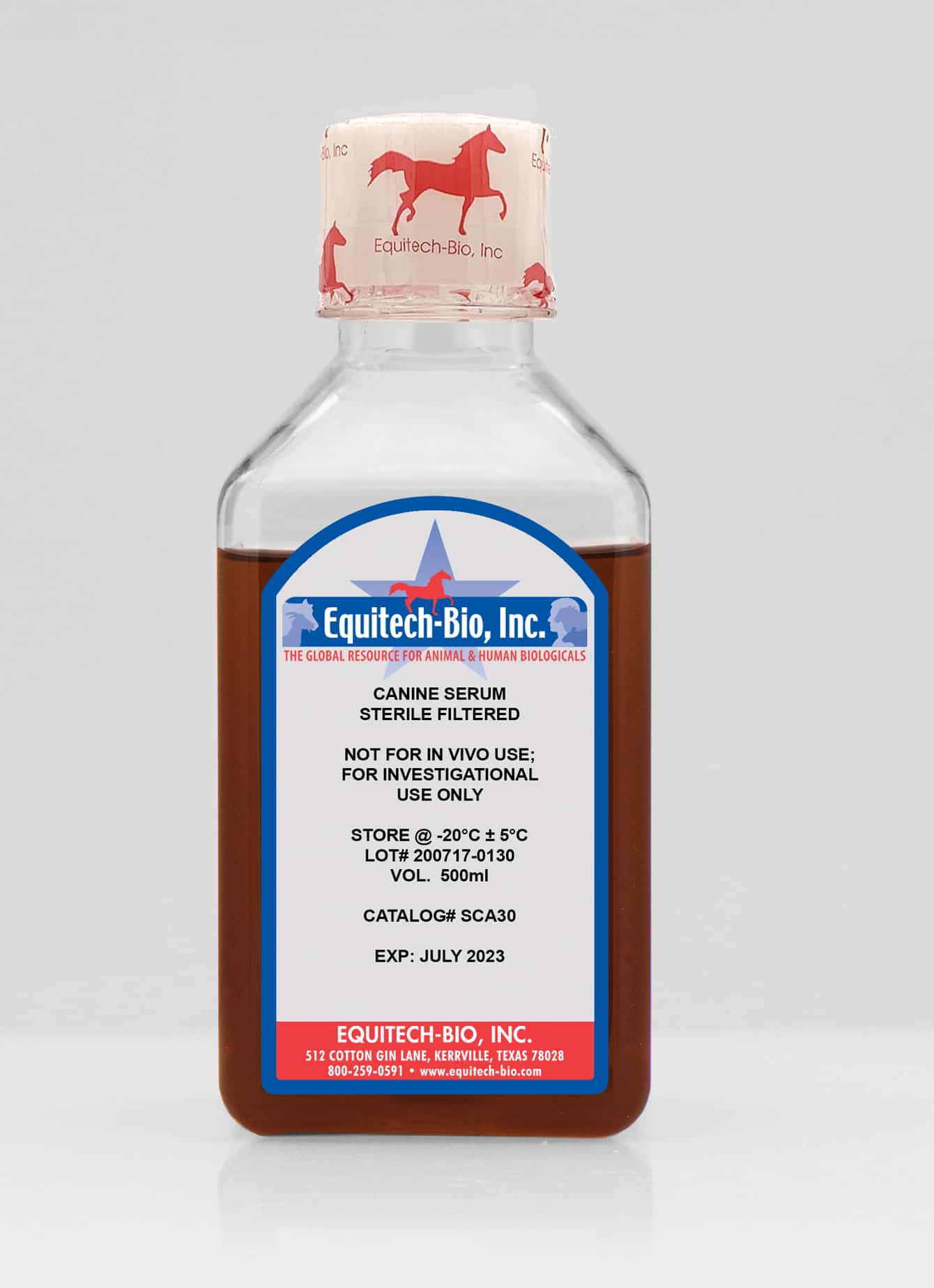 SCA30 Sterile Filtered Canine Serum