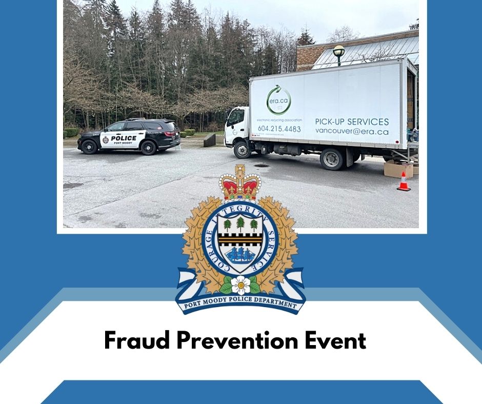 Port Moody Police Helps Residents Against Potential Future Fraud