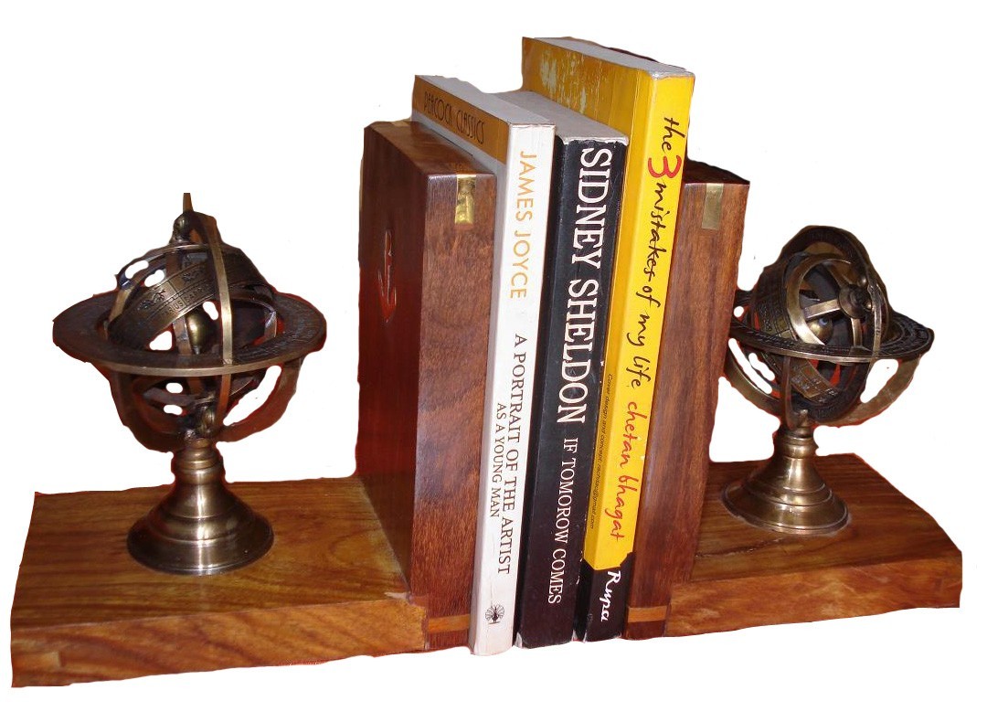 Buy Nautical Brass Bookend Decorative Compass Bookends Online SALE