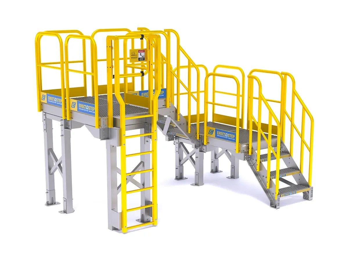 Access Platforms Platforms | ErectaStep Prefabricated Stairs