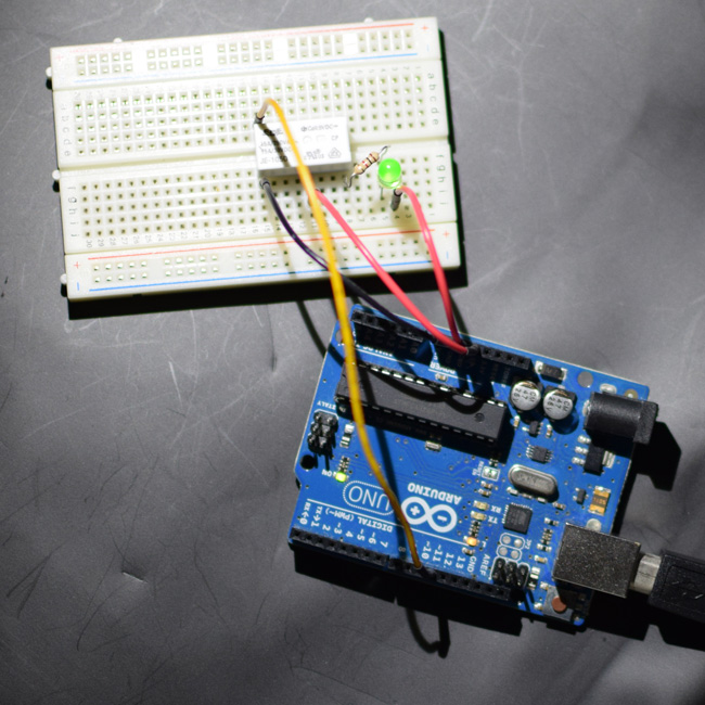 Arduinoからリレーを直接駆動する