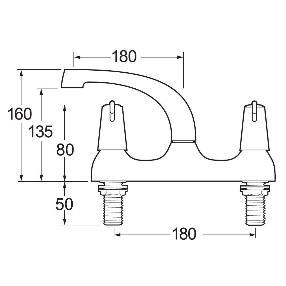 Deva Lever Action Swivel Spout Kitchen Mixer Tap Chrome