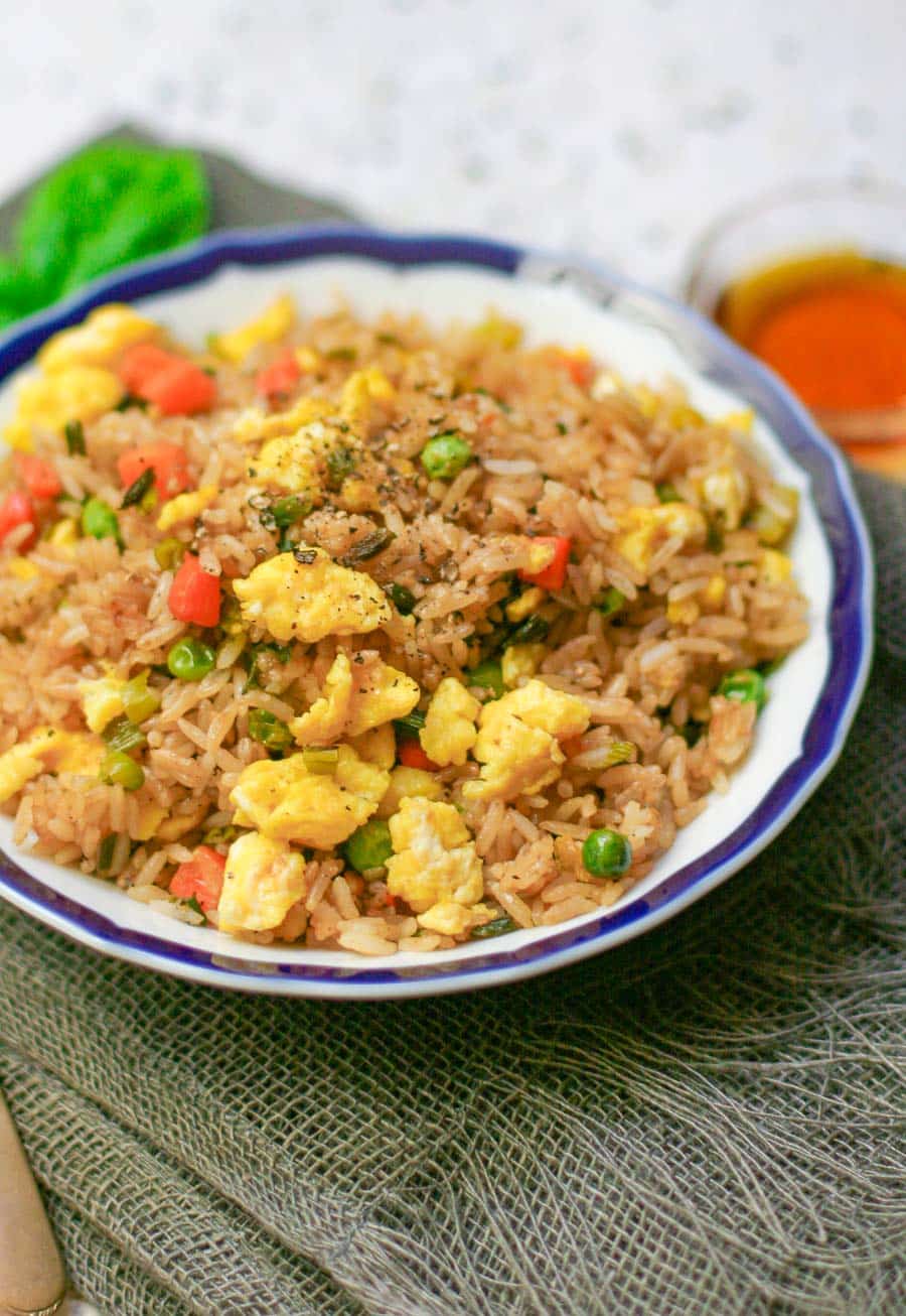 Easy Egg Fried Rice Happily From Scratch