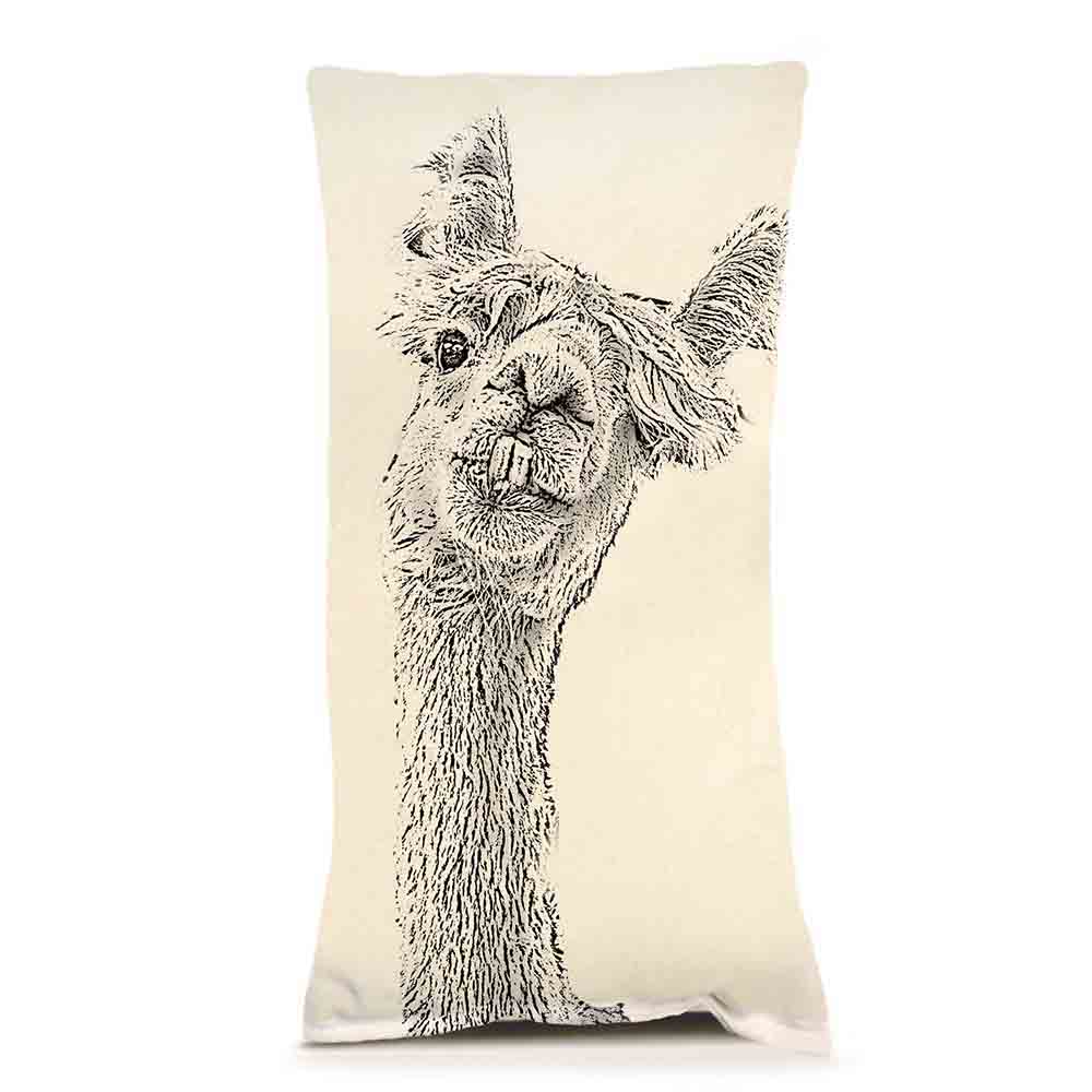 Alpaca 8 x 15 Pillow Eric and Christopher