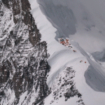 Uitzicht op Camp1 op de Northcol