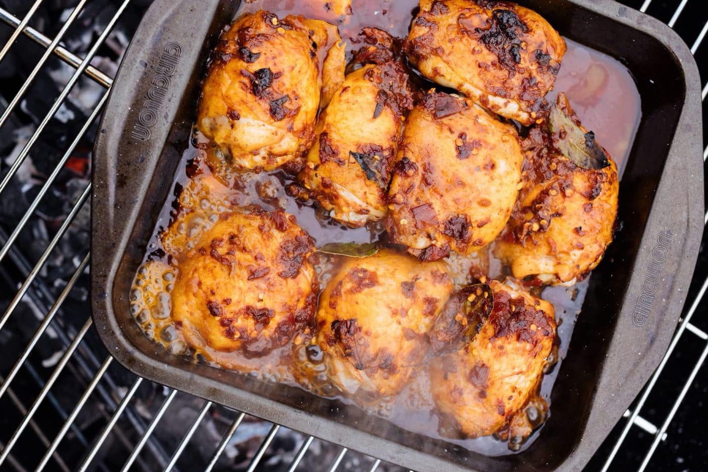 The Best Harissa BBQ Chicken Thighs Recipe Eric Lyons
