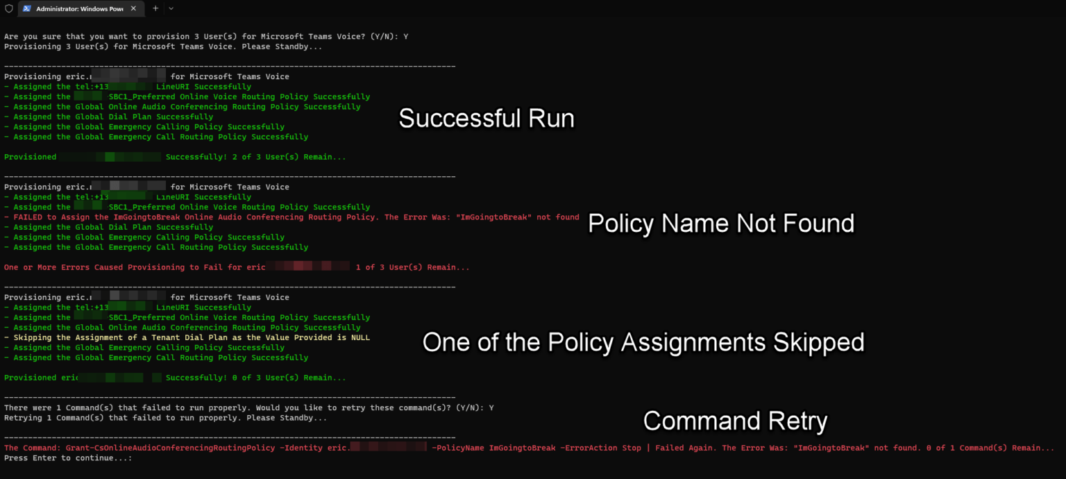 PowerShell Script Microsoft Teams User Account Provisioning Utility
