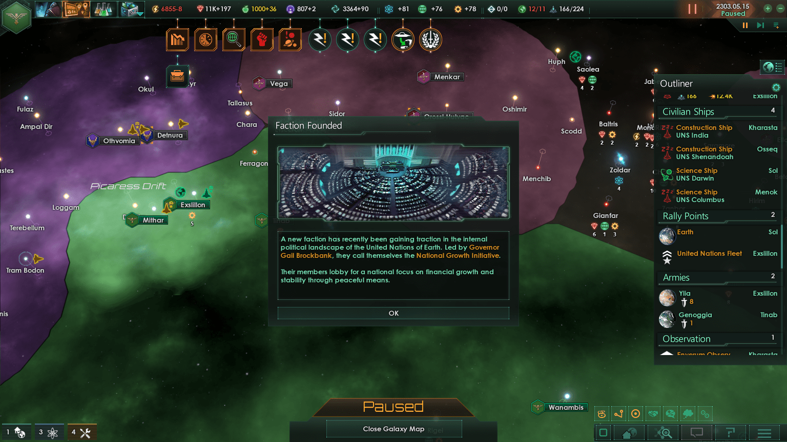 Stellaris Faction System Eric Mrozek