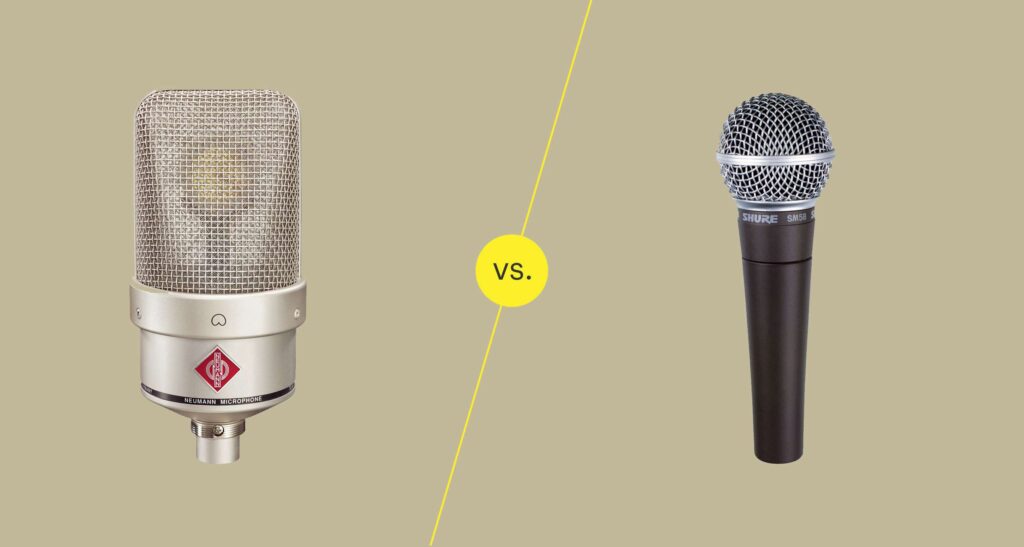 Difference Between Dynamic And Condenser Microphones