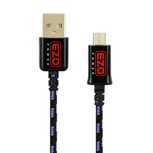 EZOPower 3 Feet Braided Sleeve jacket Sync & Charge MicroUSB Data