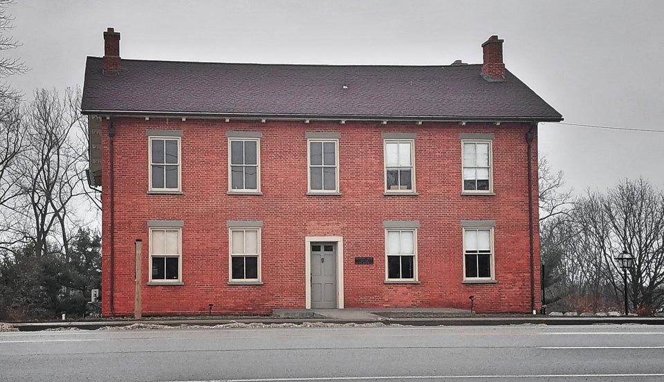 Found Headstone in the Millcreek Nicholson House Hagen History Center