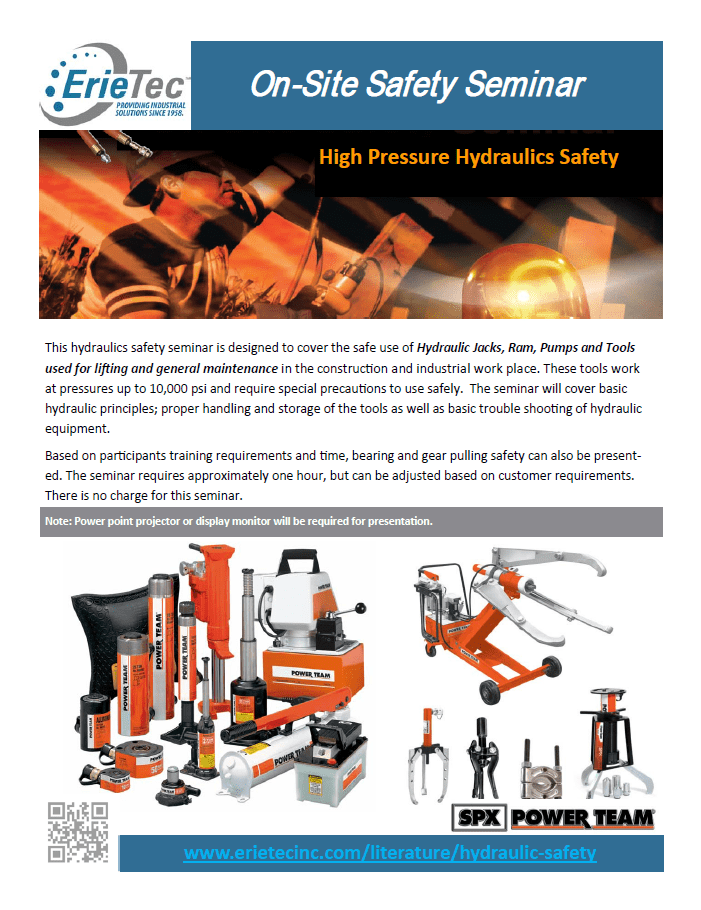 Hydraulic Safety ErieTec Inc